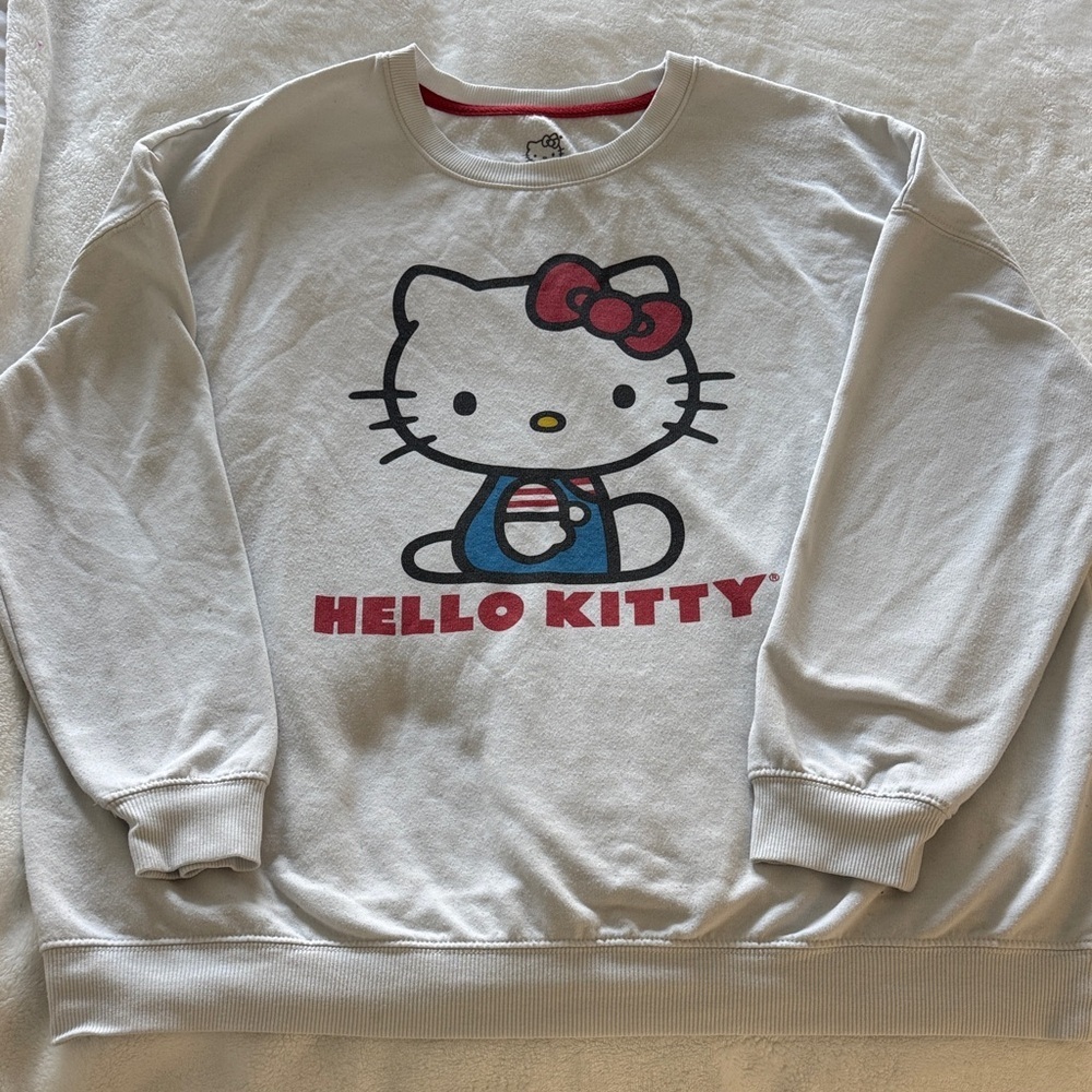 Hello Kitty White and Red Graphic Tee